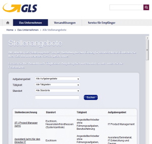 E-Recruiting Software für GLS Germany