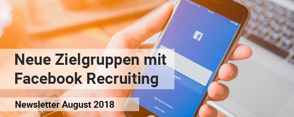 rexx Newsletter August 2018: Facebook Recruiting