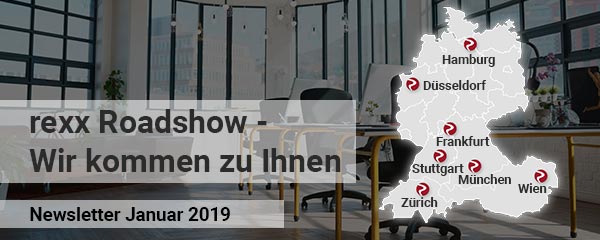 Newsletter Januar 2019: rexx Roadshow