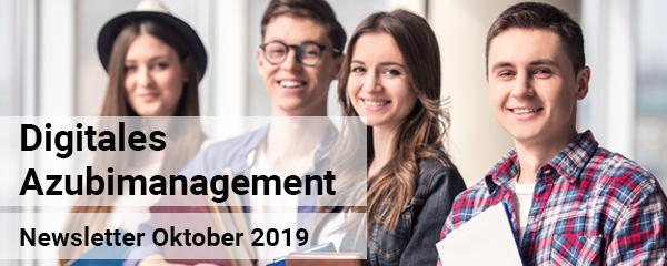 Newsletter Oktober 2019: Digitales Azubimanagement
