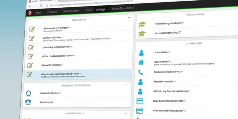 Arbeitszeugnis oder Arbeitsvertrag einfach erstellen mit Rexx Software