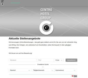 Das Stellenportal der Centro Hotel Group