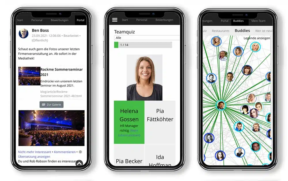 Onboarding Teamquiz mobile Version
