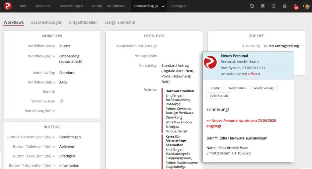 Onboarding Workflow