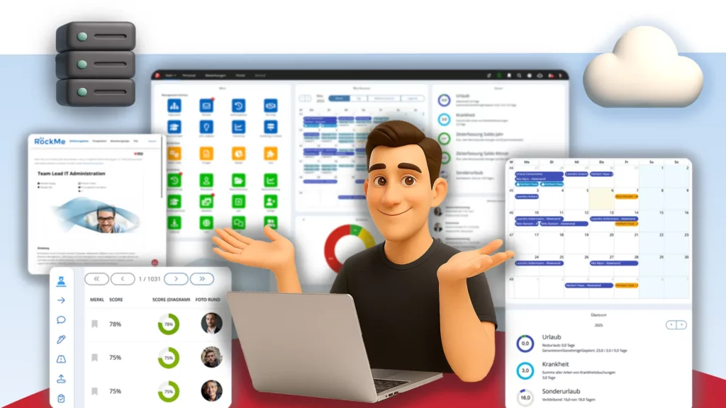Software für Human Resources in der Cloud oder on premise auf eigenen Servern